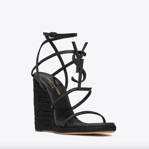 Saint Laurent / YSL Cassandra wedge Sandals